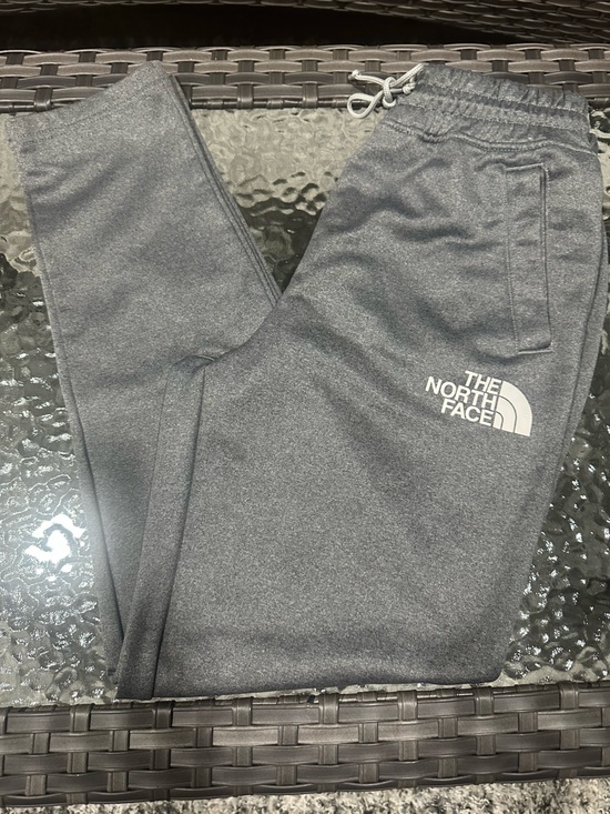 The North Face Pants - The North Face Charcoal Grey Logo Joggers